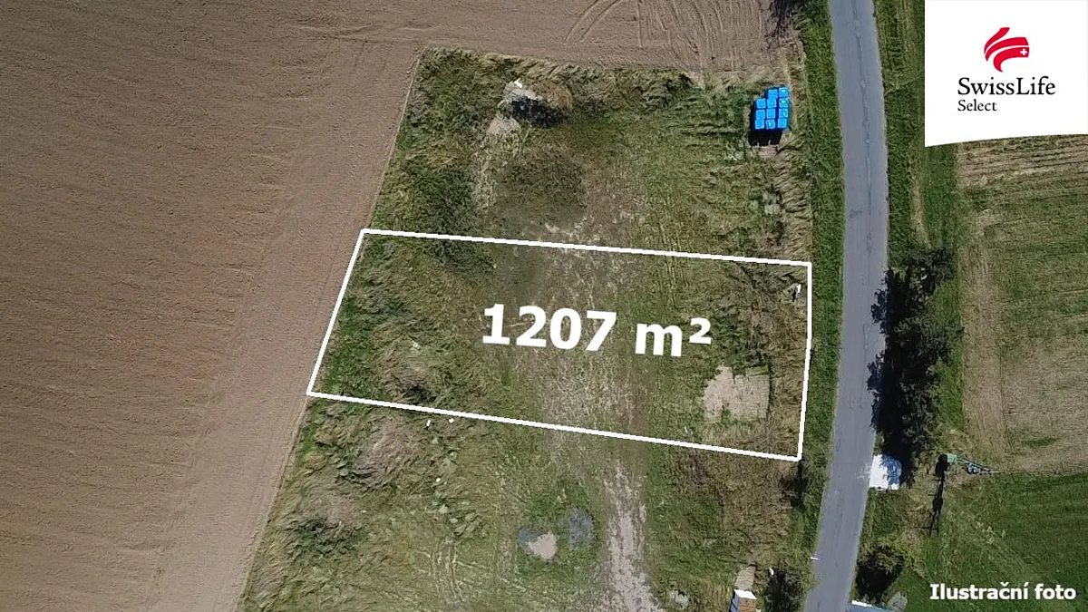 Prodej stavebního pozemku 1207 m²